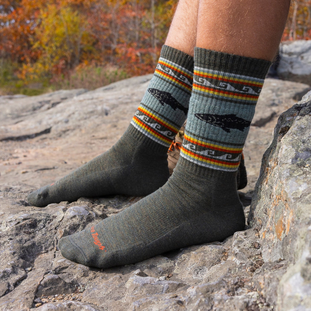Darn Tough Men's Vangrizzle Boot Midweight Hiking Socks