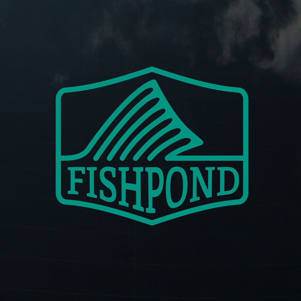 Fishpond Dorsal Fin Thermal Die Cut Sticker Image 02
