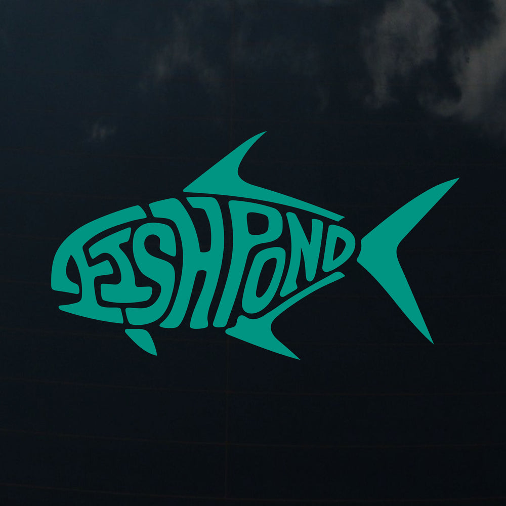 Fishpond Permit Thermal Die Cut Sticker Image 02