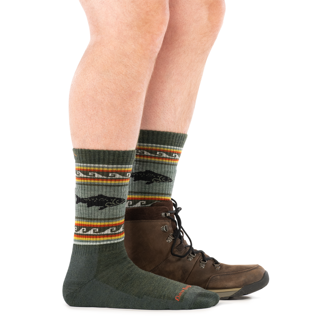 Darn Tough Men's Vangrizzle Boot Midweight Hiking Socks