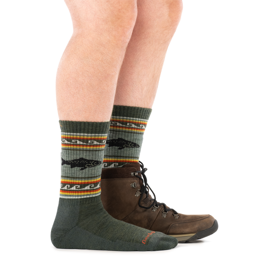 Darn Tough Men's Vangrizzle Boot Midweight Hiking Socks