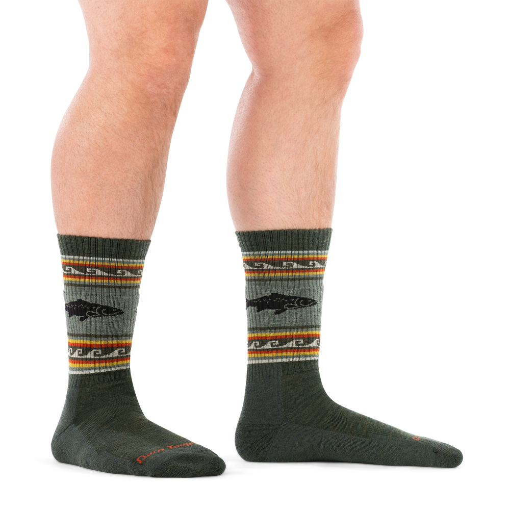 Darn Tough Men's Vangrizzle Boot Midweight Hiking Socks