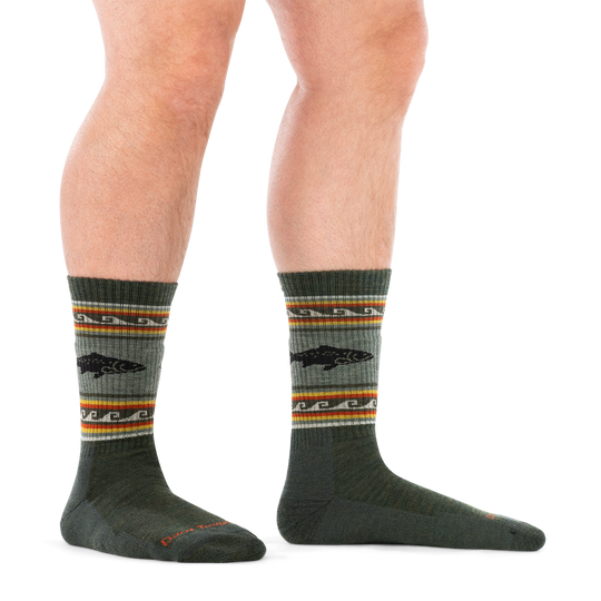 Darn Tough Men's Vangrizzle Boot Midweight Hiking Socks