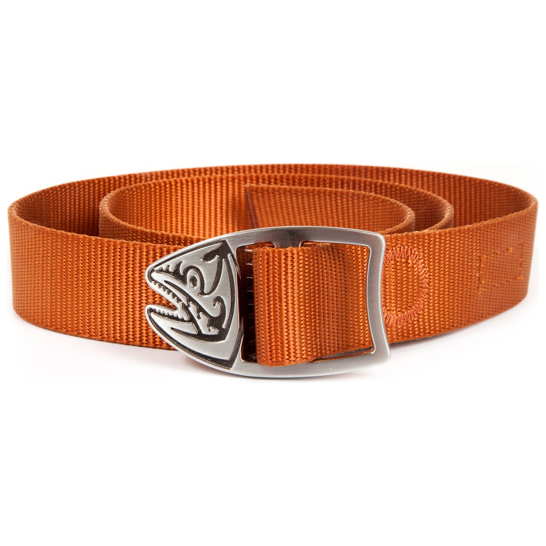 Fishpond Trucha Webbing Belt Burnt Orange Image 01