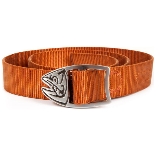 Fishpond Trucha Webbing Belt Burnt Orange Image 01