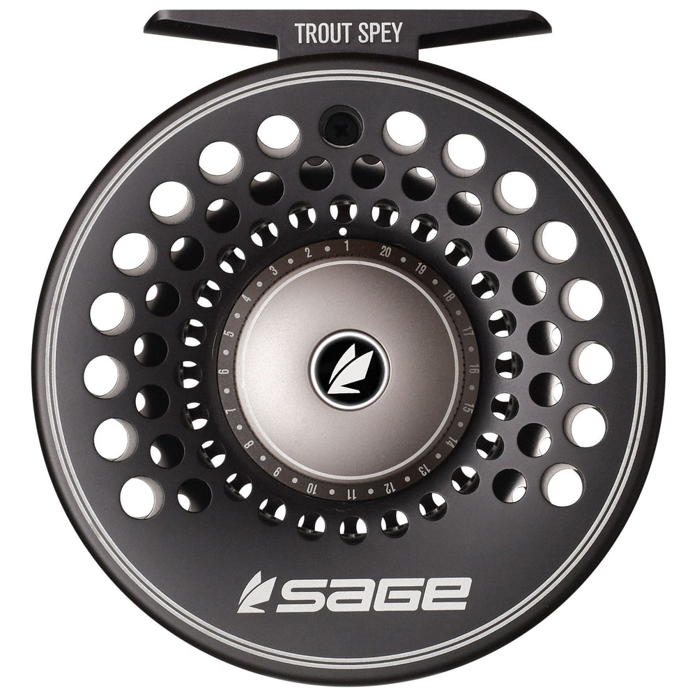 Sage Trout Spey Fly Reel Stealth / Silver Image 02