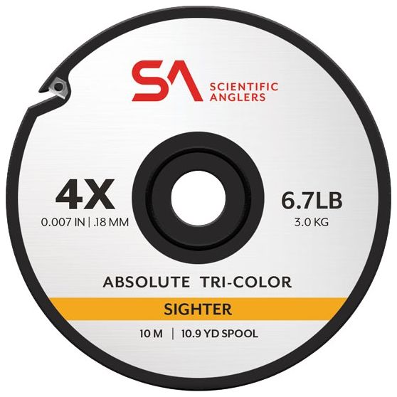Scientific Anglers Absolute Tri-Colored Sighter White / Orange / Green Image 01