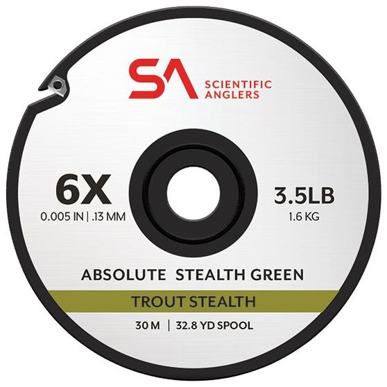 Scientific Anglers Absolute Trout Stealth Tippet Green Image 01