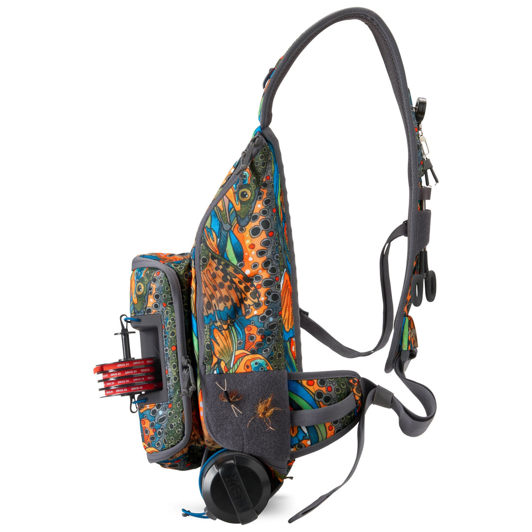Orvis Sling Pack Fishewear Unbound Brown Image 02