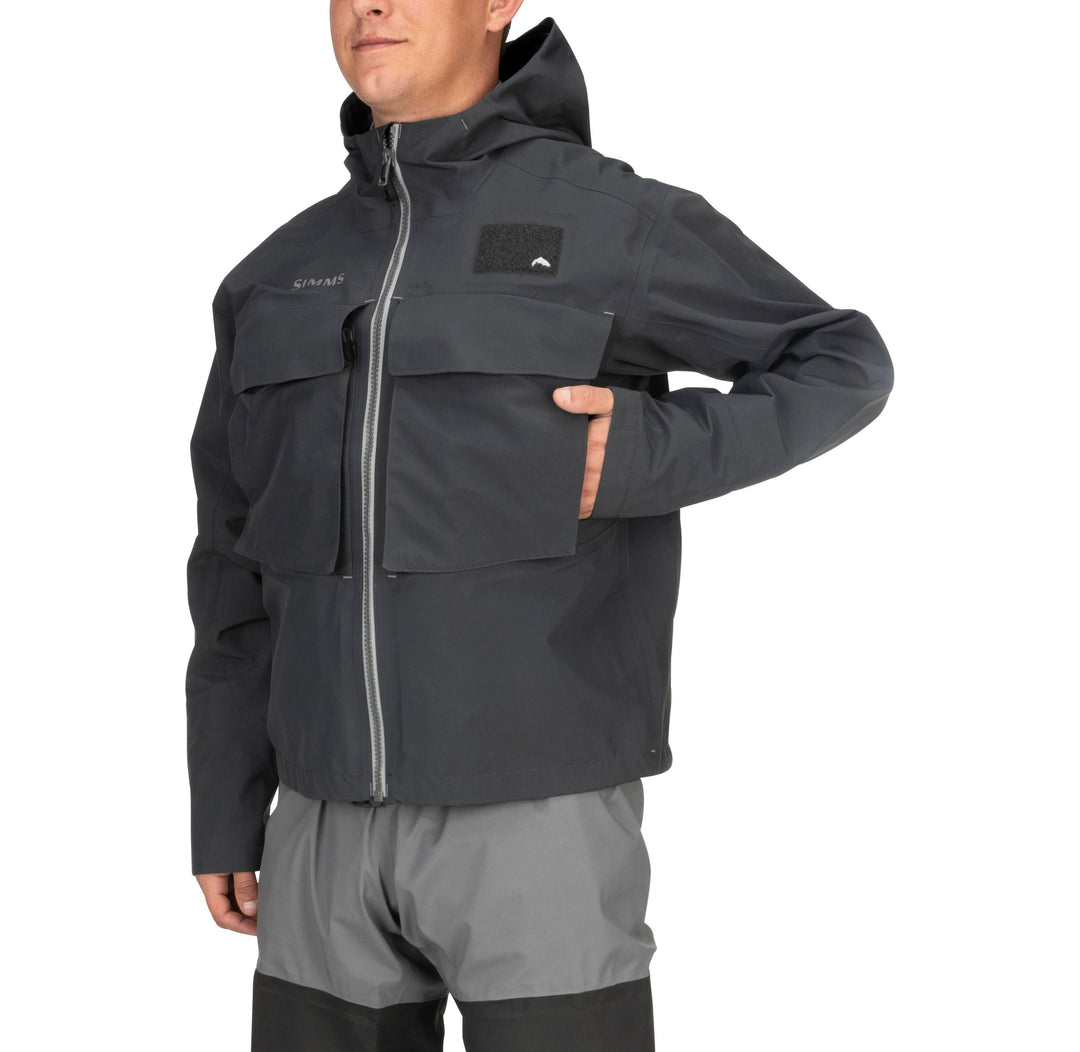 Simms Men's Guide Classic Jacket Carbon Image 11