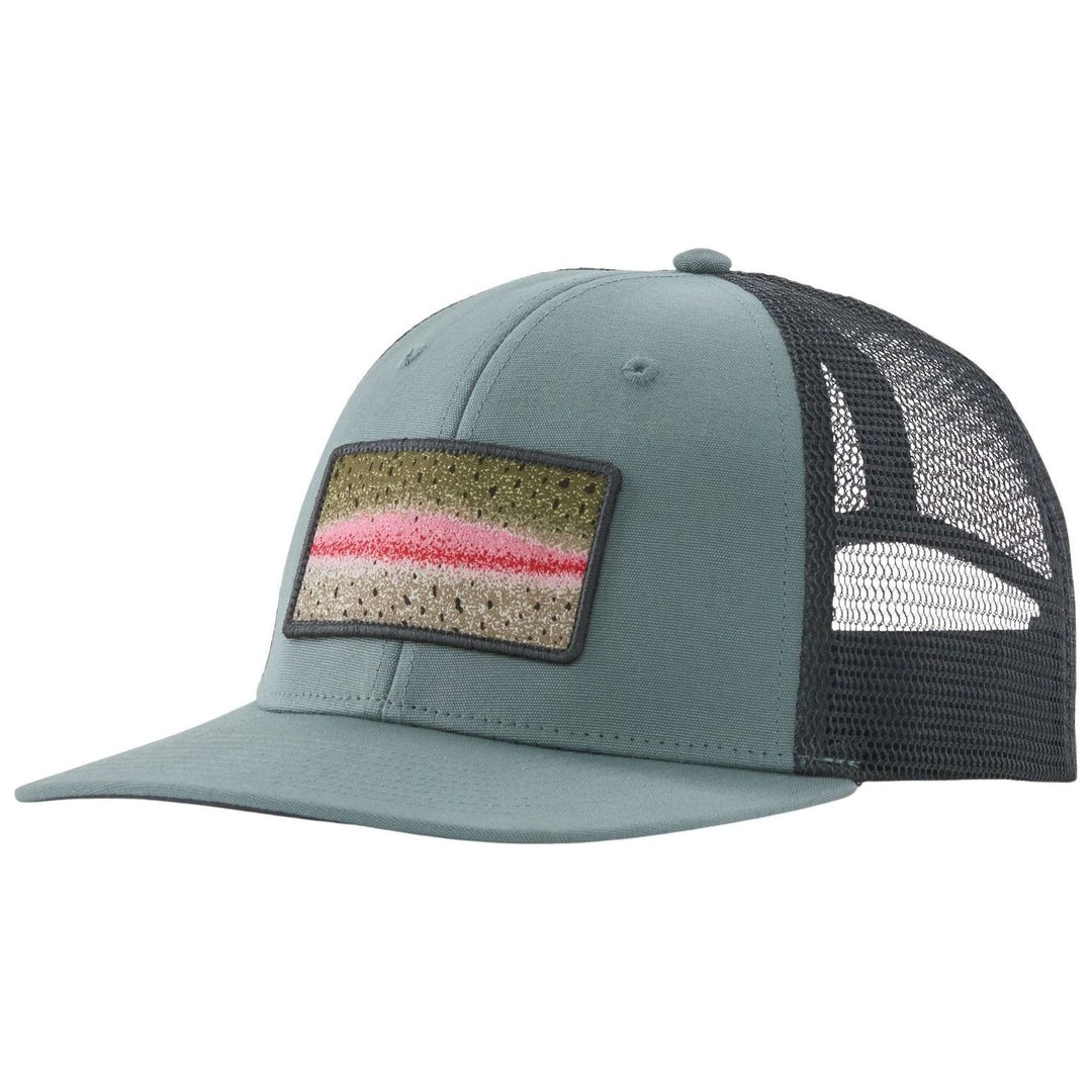 Patagonia Take a Stand Trucker Hat Rainbow Run: Blue Sage