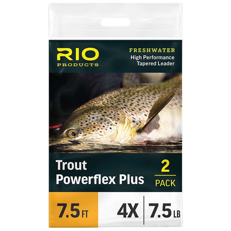 RIO Powerflex Plus Trout Leader 2 Pack Image 01