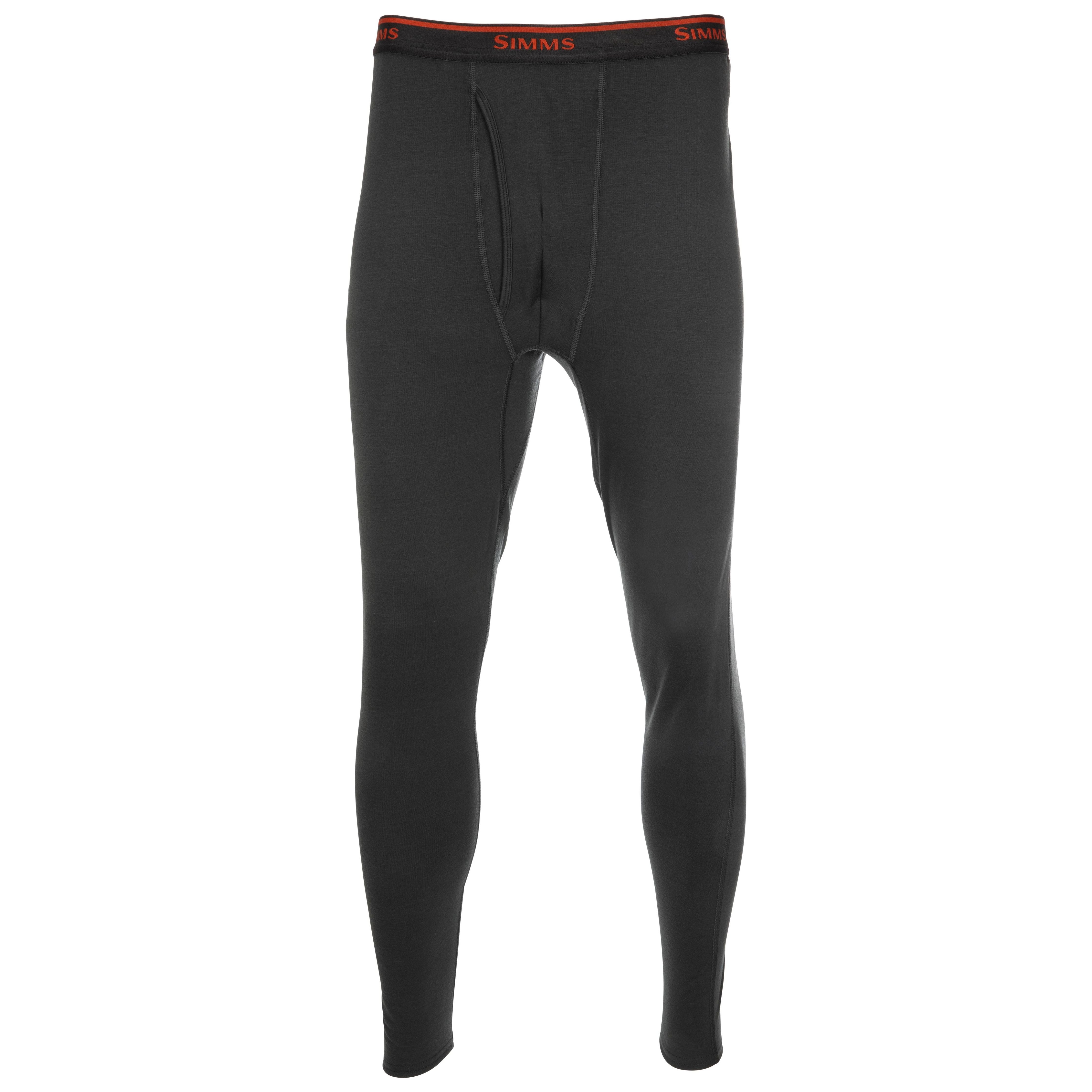 Simms Men's Lightweight Baselayer Bottom Carbon Image 01