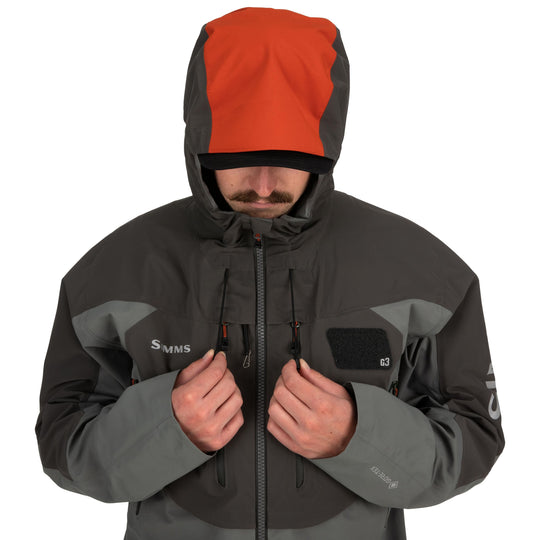 Simms Men's G3 Guide Jacket Gunmetal Image 09