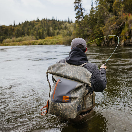 Fishpond Wind River Roll-Top Backpack Eco Shadowcast Camo Image 06