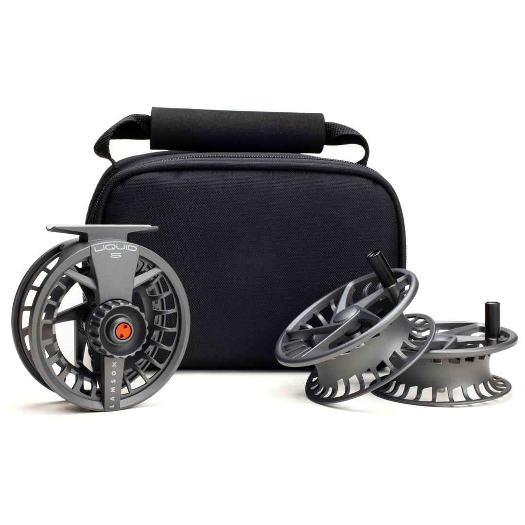 Lamson Liquid S-Series Fly Reel Spool 3 Pack Smoke Image 01