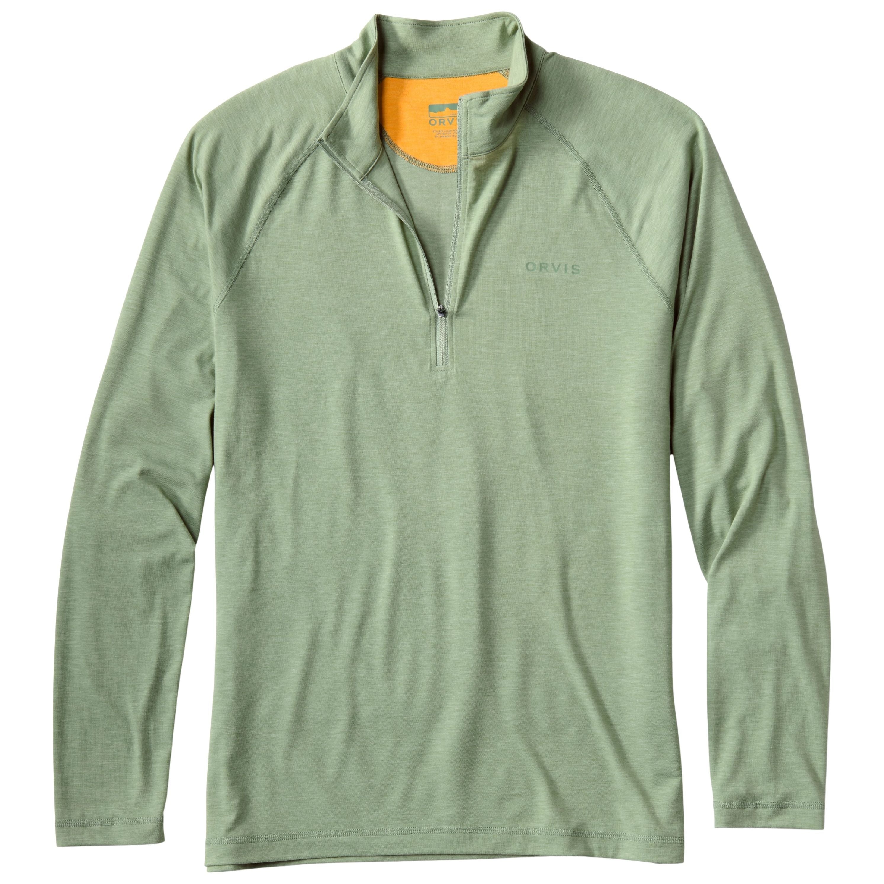 Orvis Dricast 1/4 Zip Aloe Image 01