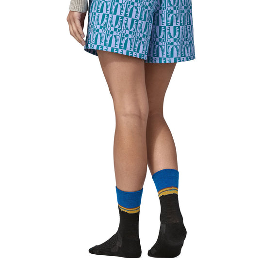 Patagonia Merino Wool Blend Crew Socks Classic Fitz Roy: Viking Blue
