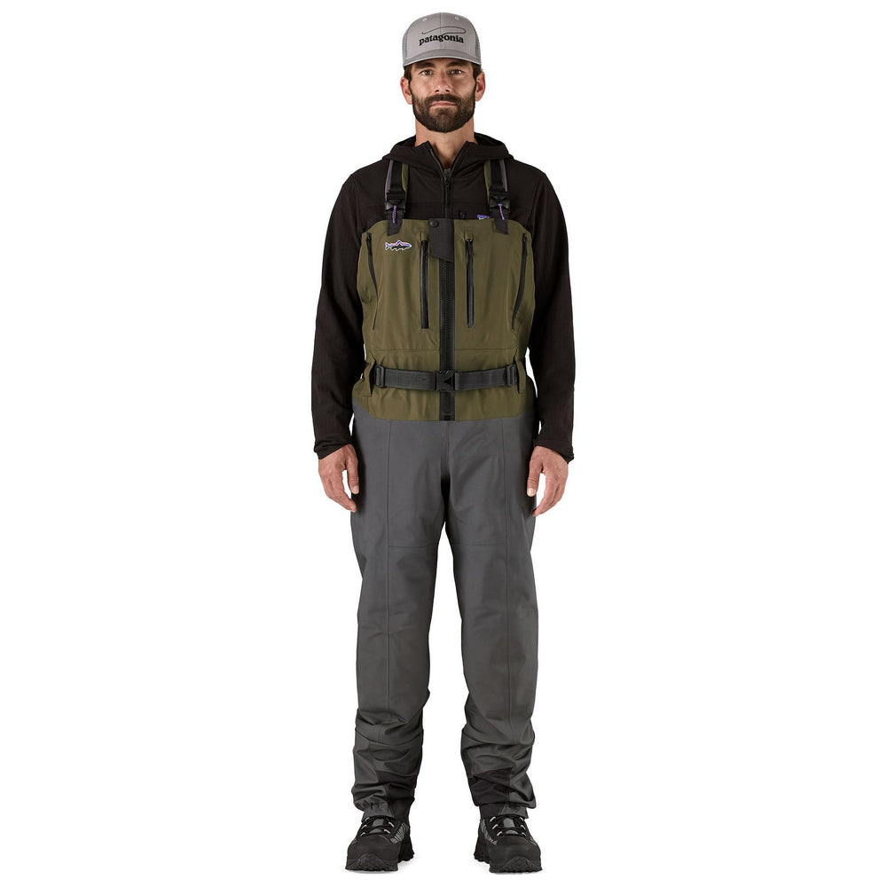 Patagonia Men's Swiftcurrent Expedition Zip Front Waders Basin Green Image 02