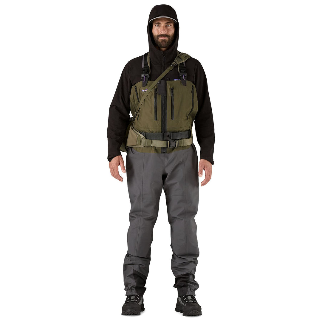 Patagonia Men's Swiftcurrent Expedition Zip Front Waders Basin Green Image 05