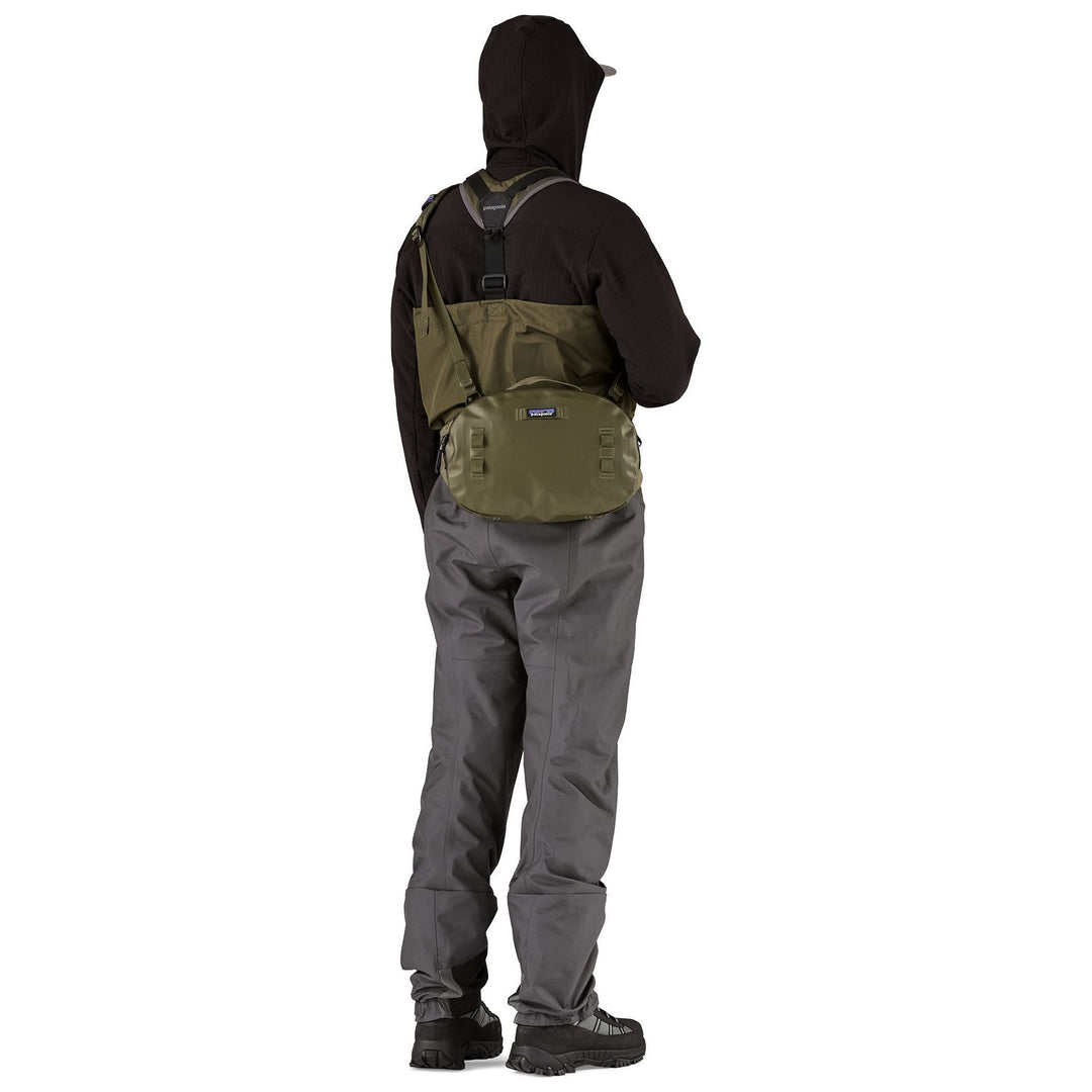 Patagonia Men's Swiftcurrent Expedition Zip Front Waders Basin Green Image 06