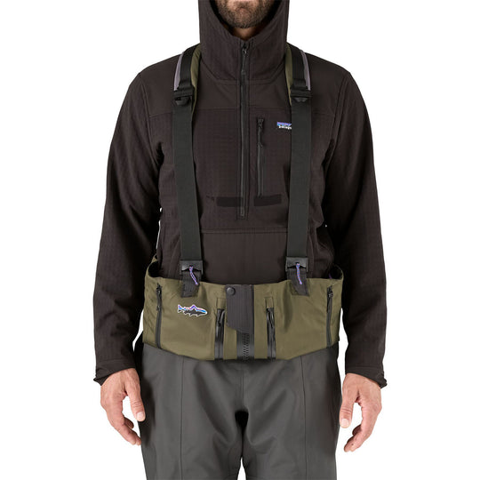 Patagonia Men's Swiftcurrent Expedition Zip Front Waders Basin Green Image 08