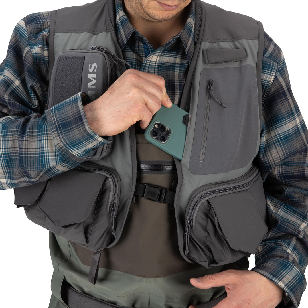 Simms Freestone Vest Pewter Image 10