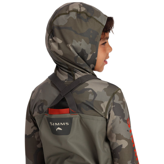 Simms Kid's Tributary Stockingfoot Basalt Image 05