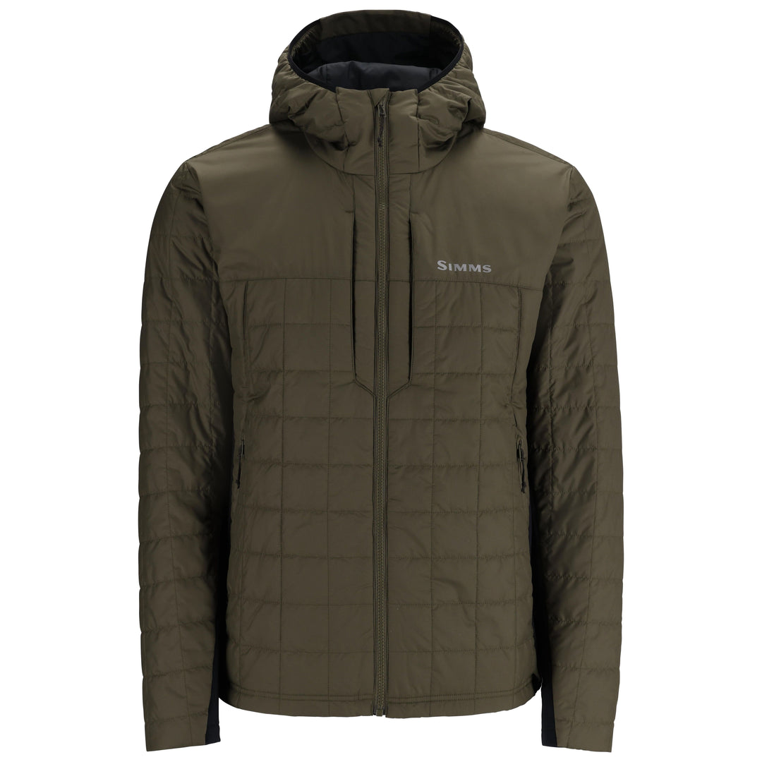 Simms Men's Fall Run Hybrid Hoody Loden Image 01