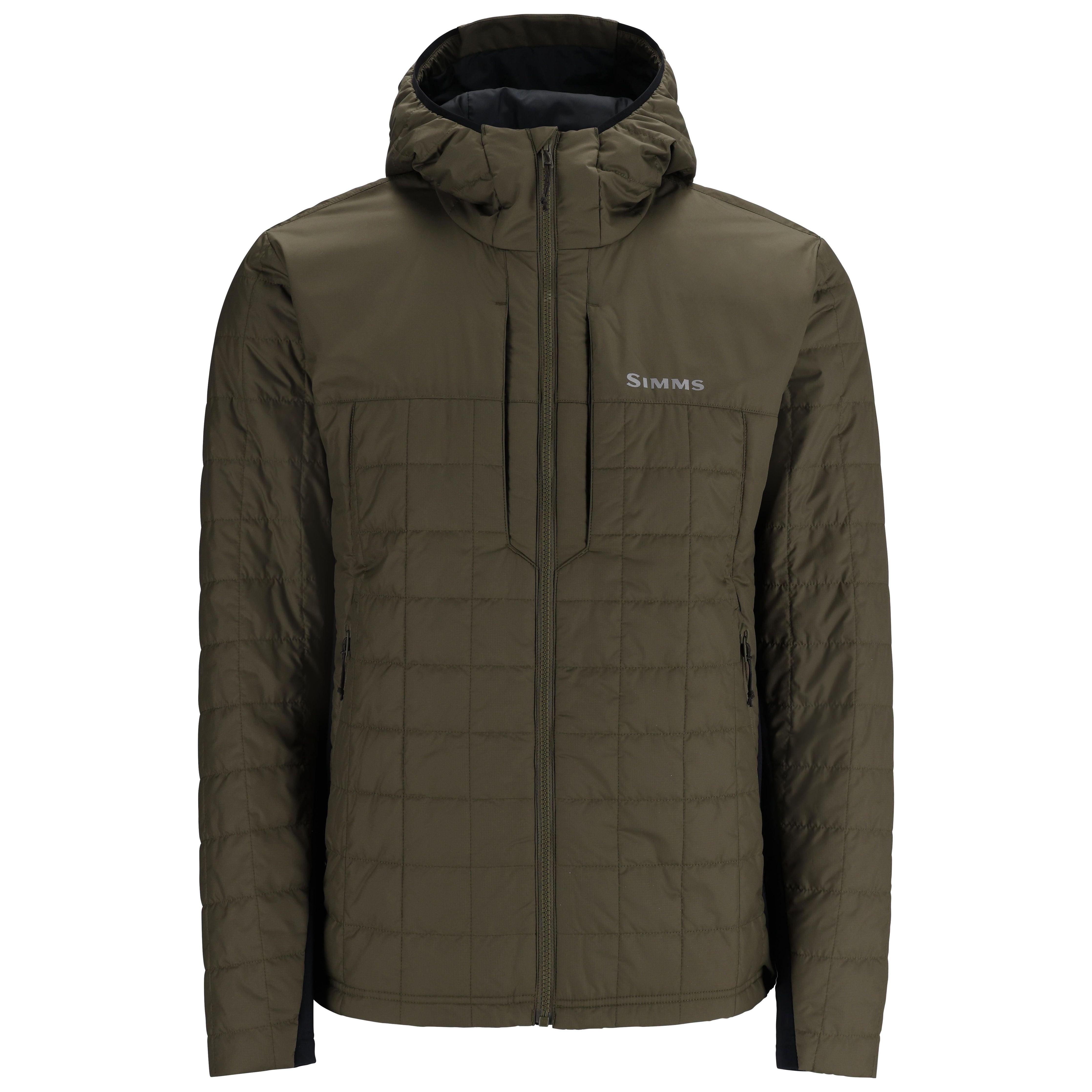 Simms Men's Fall Run Hybrid Hoody Loden Image 01