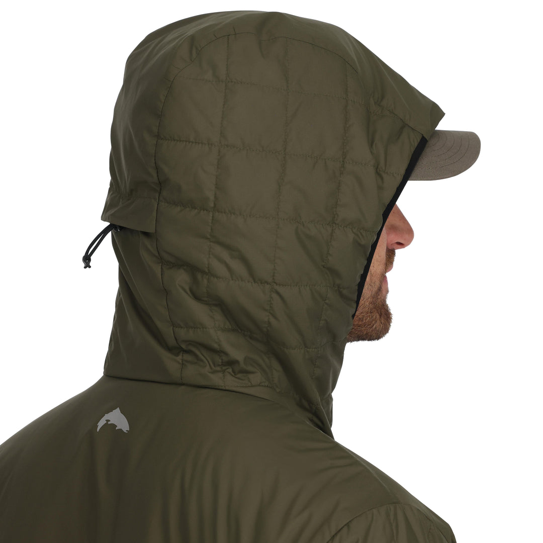 Simms Men's Fall Run Hybrid Hoody Loden Image 05