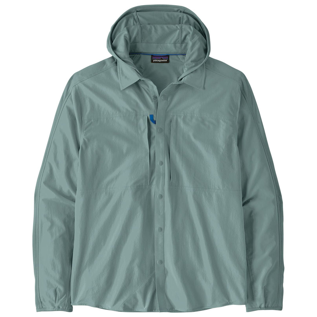 Patagonia Men's River Rambler Hybrid Sun Hoody Blue Sage