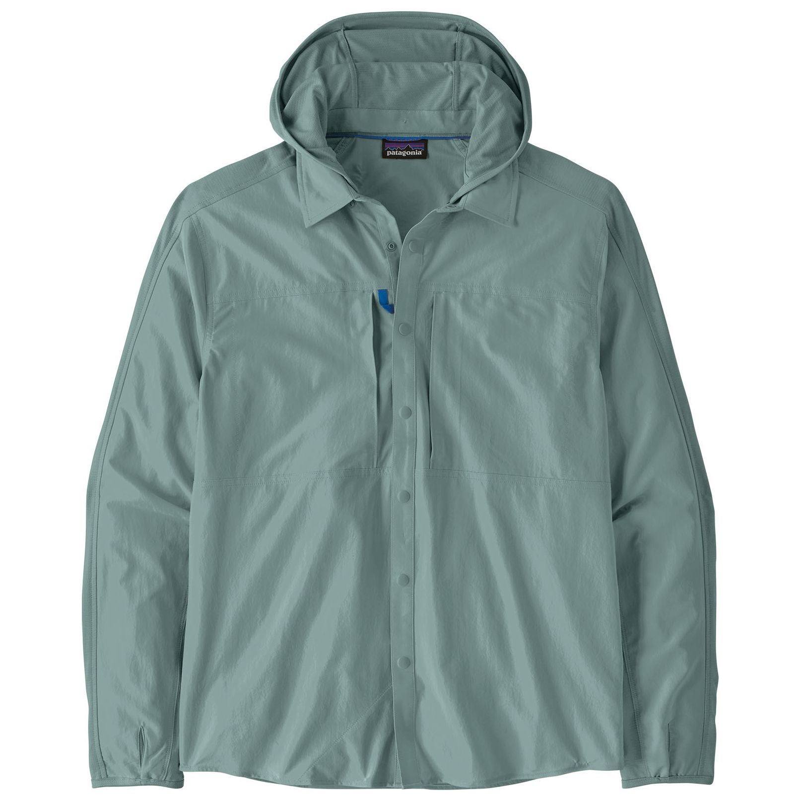 Patagonia Men's River Rambler Hybrid Sun Hoody Blue Sage