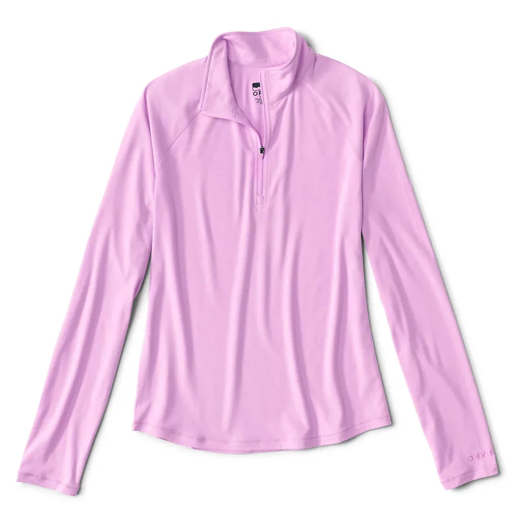 Orvis Womens Sun Defense 1/4 Zip Shirt