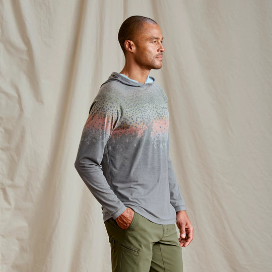 Orvis Mens Dricast Printed Hoodie
