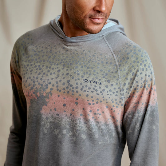 Orvis Mens Dricast Printed Hoodie