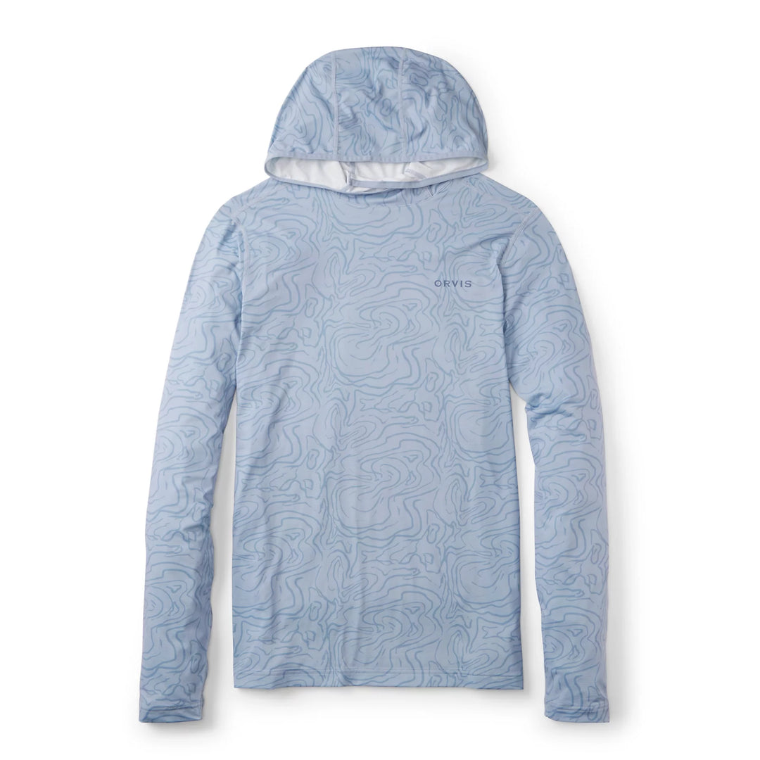 Orvis Mens Sun Defense Printed Hoodie