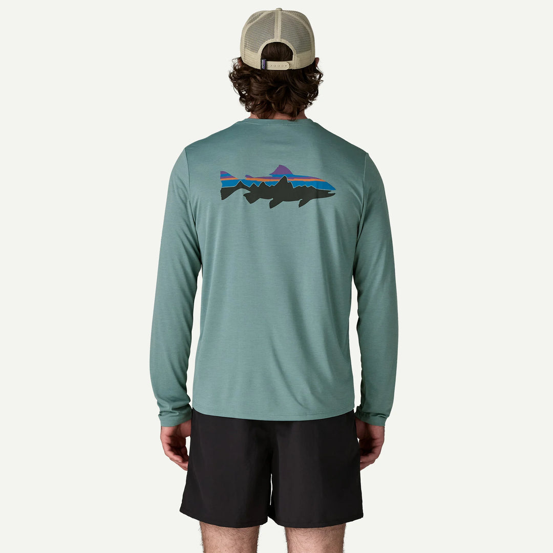 Patagonia Men's Long-Sleeve Capilene Cool Daily Shirt - Fitz Roy Trout