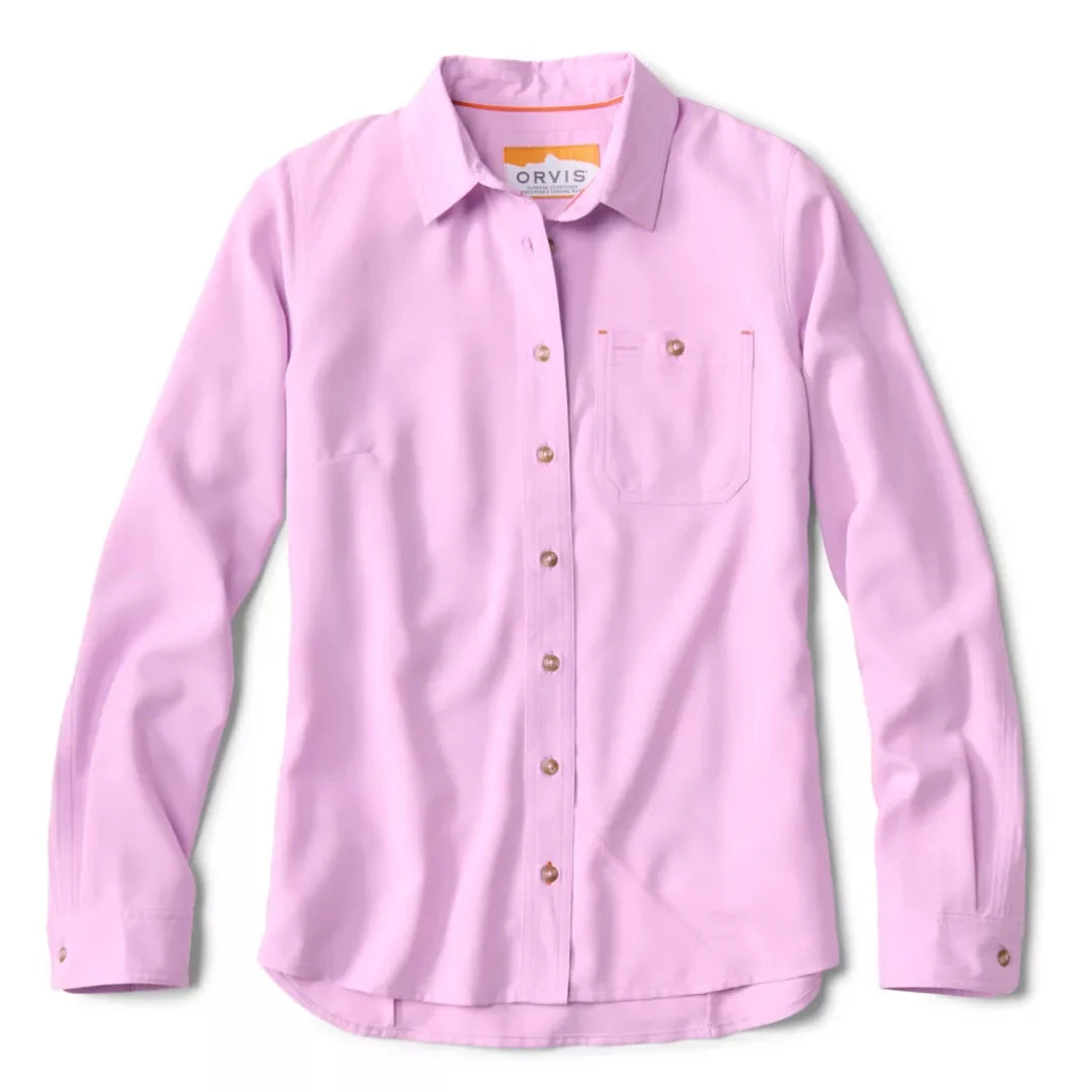 Orvis Womens Tech Chambray Long Sleeve Work Shirt