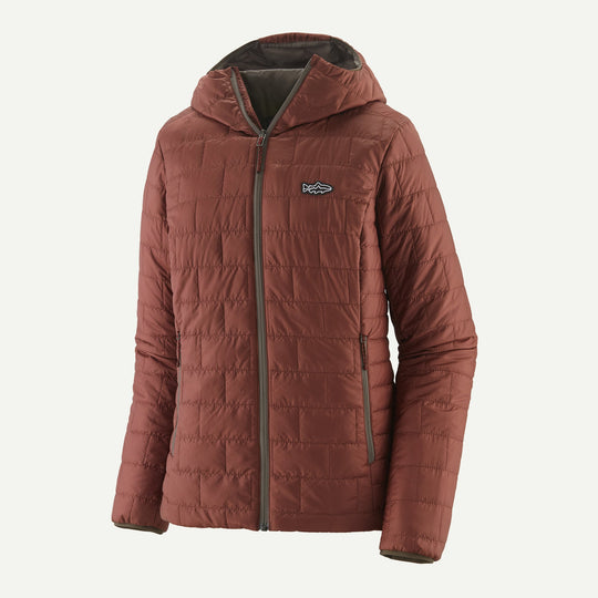 Patagonia Women's Nano Puff Fitz Roy Trout Hoody