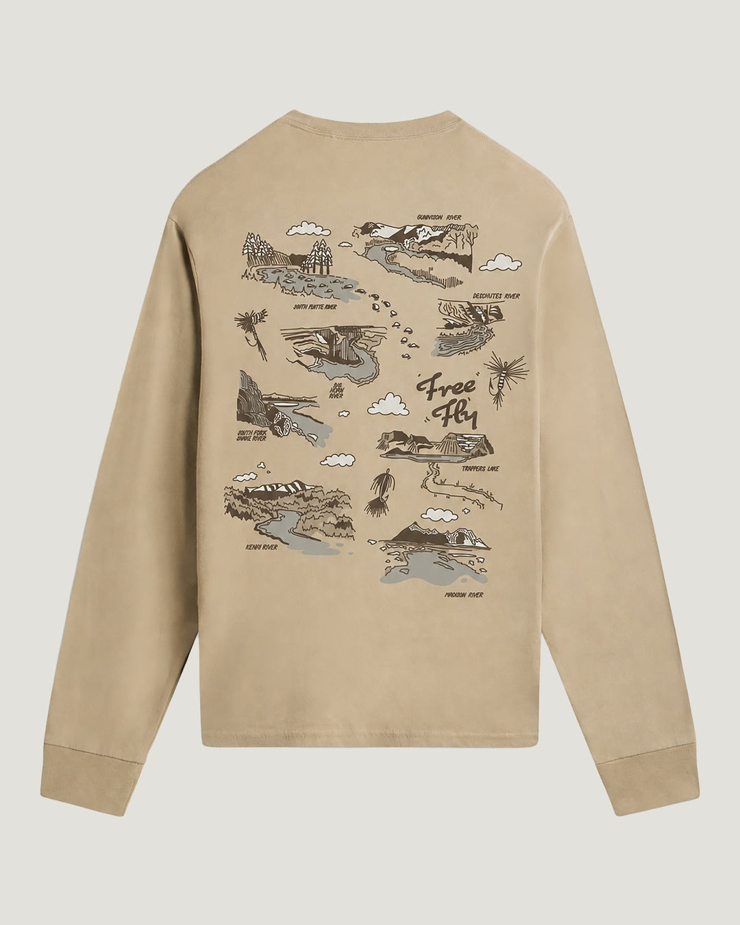 Free Fly Men's Trout Bum Long Sleeve
