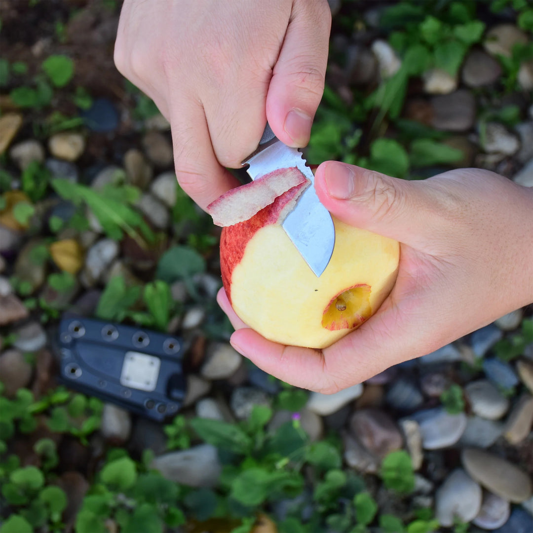 Outdoor Element Slicer Feather Chef Knife w Whistle