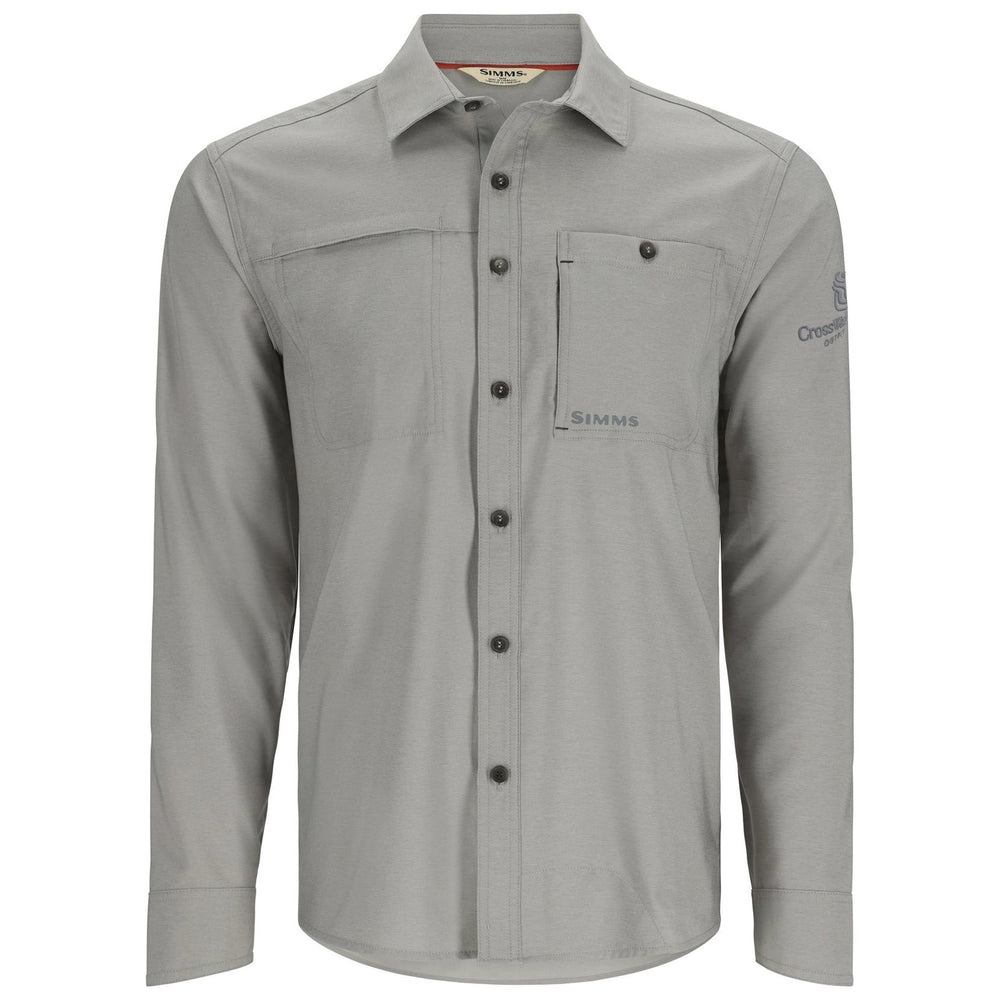 CWC Simms Men's Challenger LS Shirt Cinder / Dark Gray Image 01