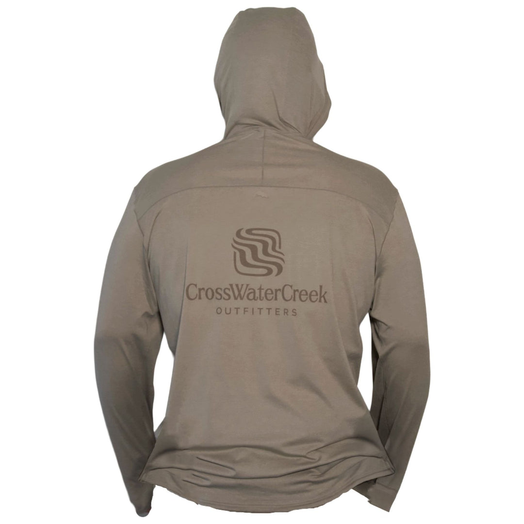 CWC Simms Men's SolarFlex Hoody Dolomite Heather / Medium Brown Image 01