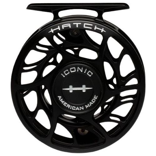 Hatch Iconic Fly Reel 3 Plus Large Large Arbor Black / Silver Image 03
