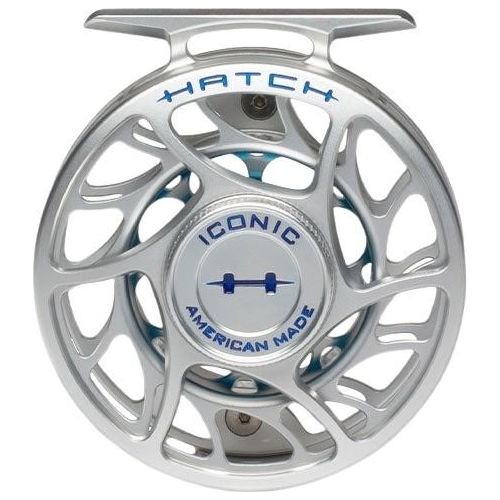 Hatch Iconic Fly Reel 3 Plus Large Large Arbor Clear / Blue Image 03
