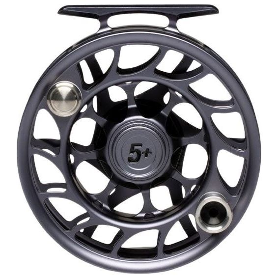 Hatch Iconic Fly Reel 5 Plus Large Large Arbor Gray / Black Image 01