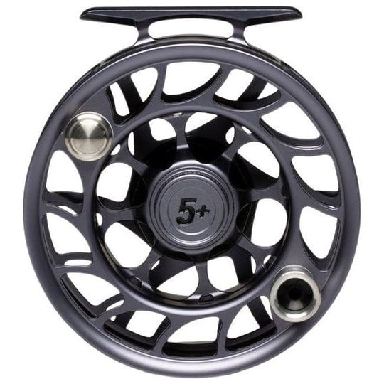 Hatch Iconic Fly Reel 5 Plus Large Large Arbor Gray / Black Image 01