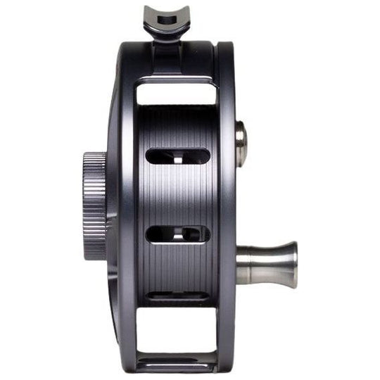 Hatch Iconic Fly Reel 5 Plus Large Large Arbor Gray / Black Image 02