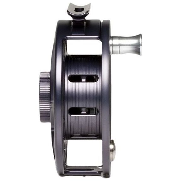 Hatch Iconic Fly Reel 5 Plus Mid Large Arbor Gray / Black Image 02